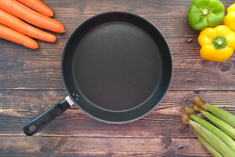 Ilustrasi wajan antilengket.