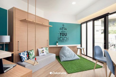 Apartemen Mungil Tetap Nyaman dengan Konsep 