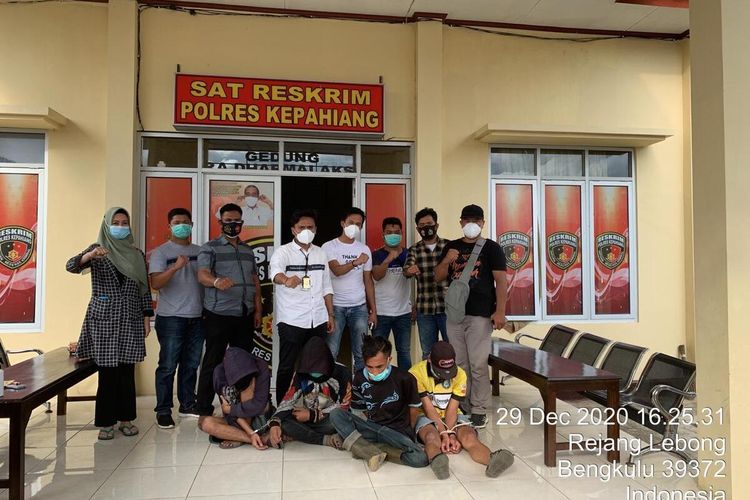 Polres Kepahiang, Bengkulu meringkis 4 pelaku oemerkosa anak bawah umur