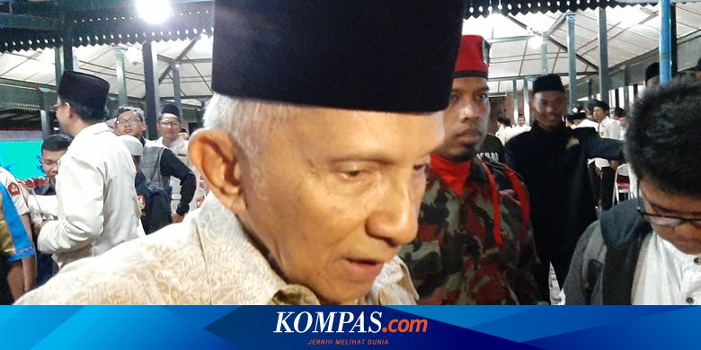Amien Rais Nilai Jokowi Salah Besar Publikasikan Kemarahan