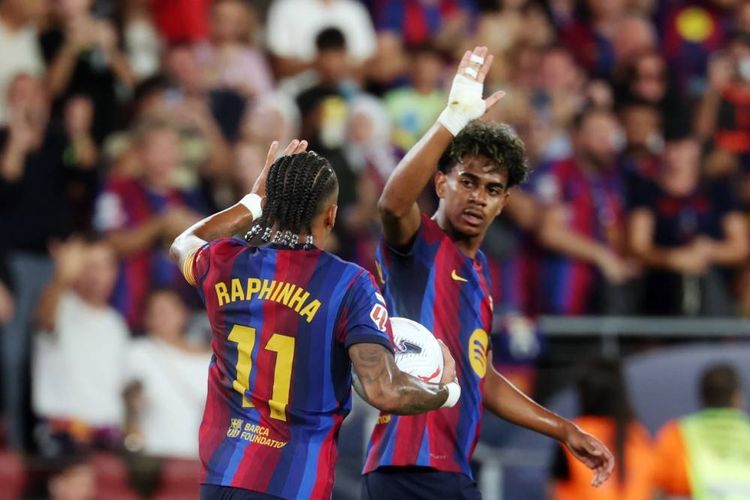 Hasil dan Klasemen Liga Spanyol: Barcelona Menang 5-2, Puncaki LaLiga