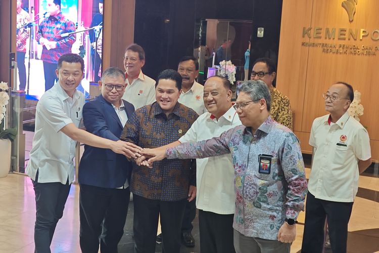 Menpora Erick Thohir Minta Prestasi Voli Indonesia di Asia Terus Berlanjut