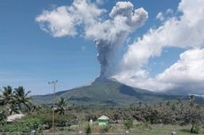 Gunung Lewotobi Laki-laki Kembali Meletus, Tinggi Kolom Abu 1 Km