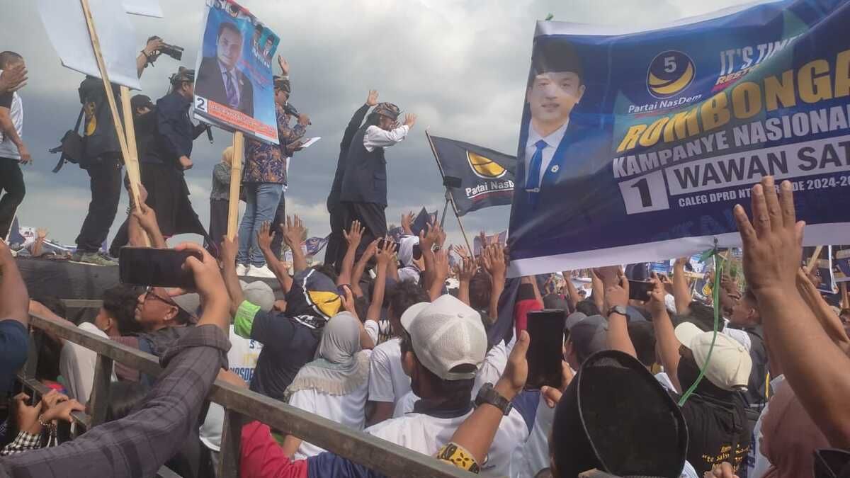 Pesan Surya Paloh Awali Kampanye Terbuka di Pulau Seribu Masjid