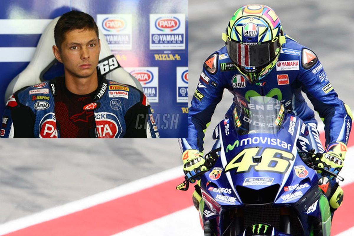 Michel Van Der Mark and Valentino Rossi