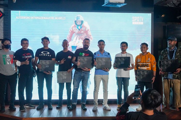 Ms Glow for Men mengajak puluhan komunitas motor untuk menonton bareng seri Mugello langsung dari enam kota di Indonesia secara serentak, Minggu (29/5/2022).