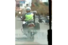 Viral, Video Polantas di Purwakarta Kawal Ambulans yang Sirinenya Rusak
