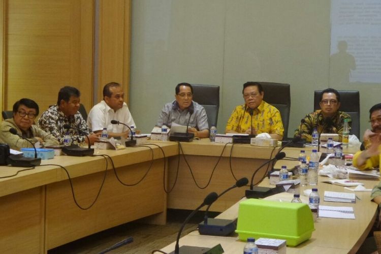 Rapat Anggota Dewan Pakar Partai Golkar di Kantor DPP Partai Golkar, Slipi, Jakarta Barat, Selasa (14/3/3017).