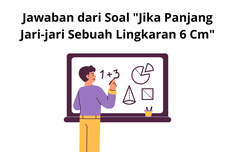 Jawaban dari Soal "Jika Panjang Jari-jari Sebuah Lingkaran 6 Cm"