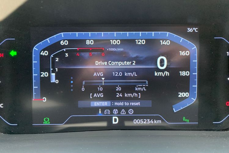 Layar spidometer New Pajero Sport