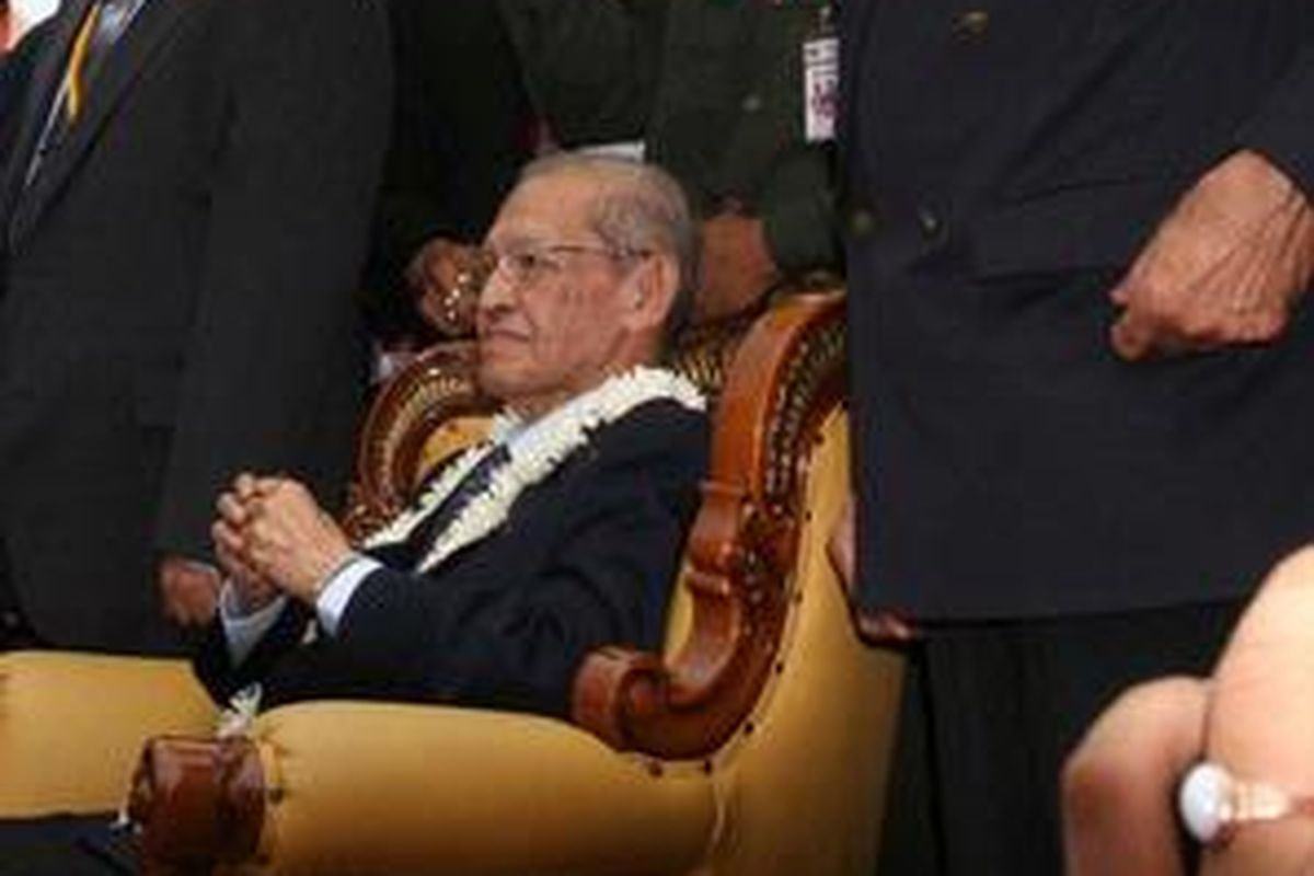 Hasan Tiro di Aceh, Sabtu (17/10/09).