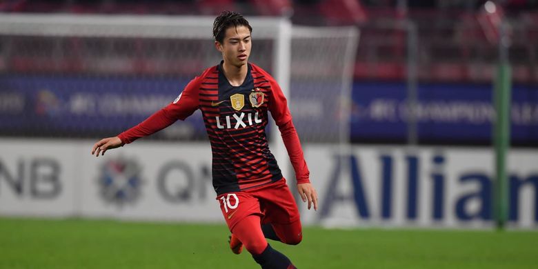 Hiroki Abe, pemain Kashima Antlers berusia 20 tahun yang baru direkrut Barcelona.