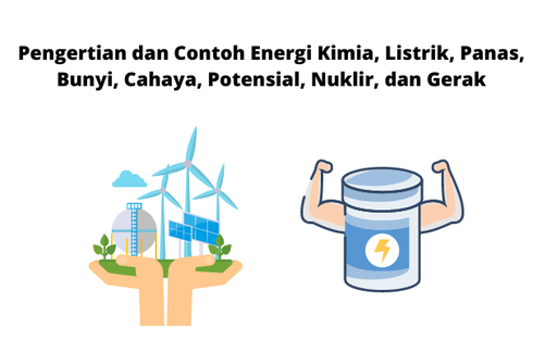 Pengertian dan Contoh Energi Kimia, Listrik, Panas, Bunyi, Cahaya, Potensian, Nuklir, dan Gerak