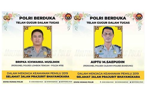 Mereka yang Gugur Saat Menjaga dan Selenggarakan Pemilu 2019...