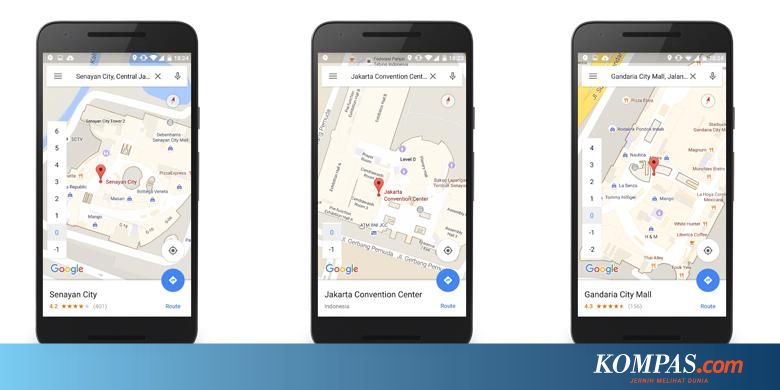  Google Maps Sediakan Peta Dalam Gedung di Indonesia 