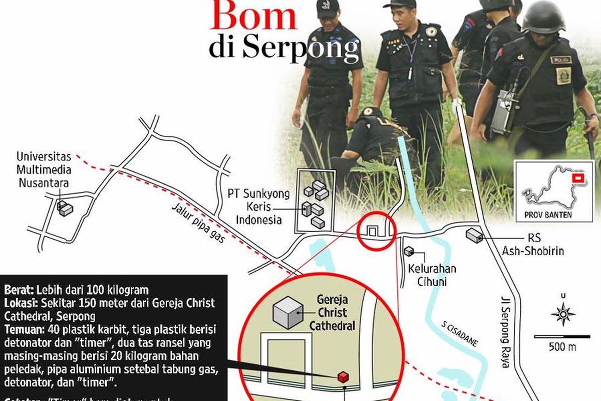 Temuan Bom di Serpong