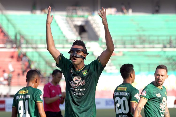 Pemain asing Persebaya Surabaya. Otavio Dutra. 