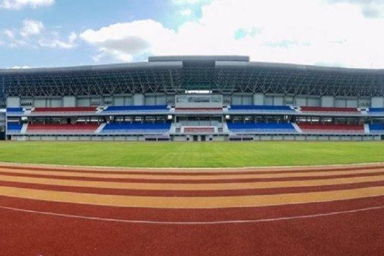 Wajah baru Stadion Mandala Krida, Yogyakarta.