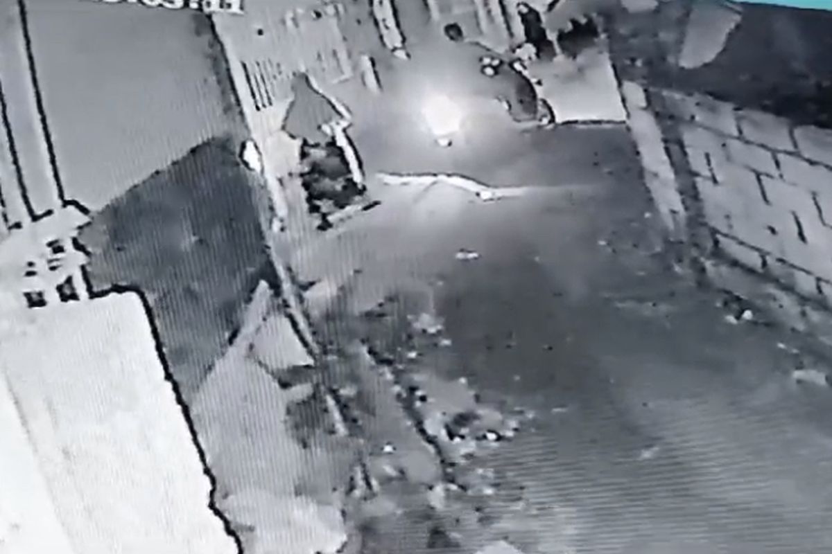 Masriah saat kabur dari rumah ditemani anaknya