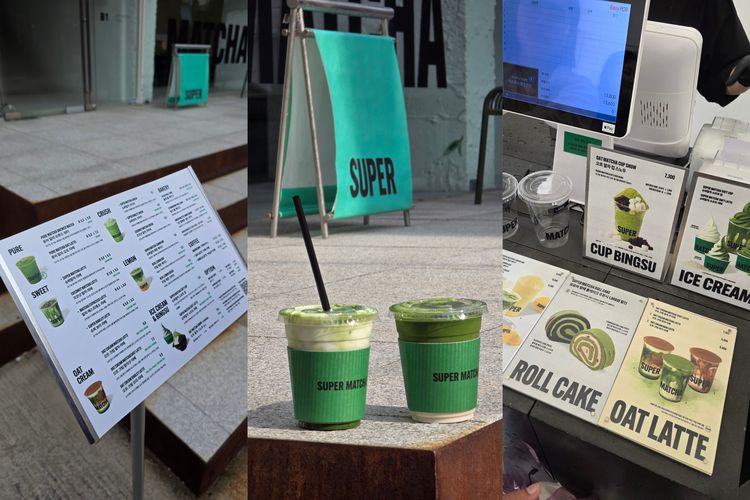 Di Seongsu, area yang disebut ?Brooklyn-nya Seoul?, Gemini AI di Samsung Z Flip 7 menyarankan kami untuk ke Super Matcha.