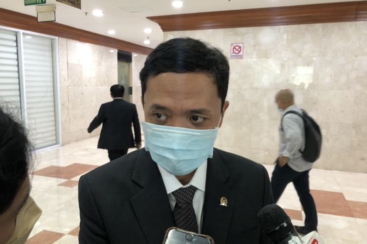 Wakil Ketua Umum Partai Gerindra Habiburokhman ditemui di Komplek Parlemen Senayan, Jakarta, Selasa (17/5/2022). 