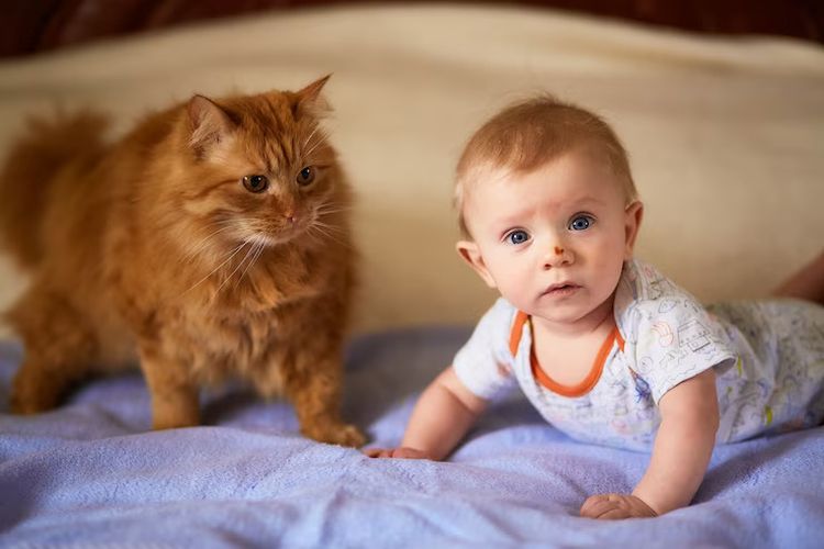 Kucing dan bayi, bahayakah bayi berada di dekat kucing?