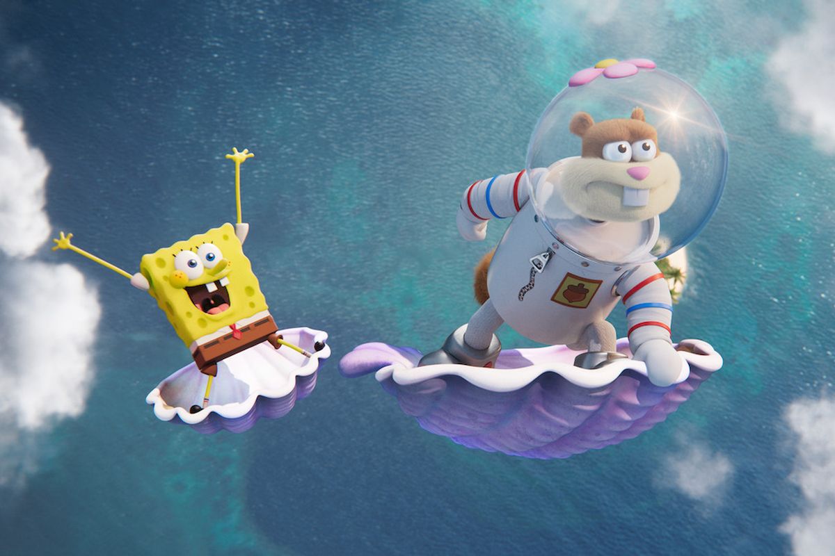 Salah satu adegan dalam film Saving Bikini Bottom: The Sandy Cheeks Movie.