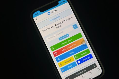 Cara Bikin Secreto di “secreto.site” buat Kirim Pesan Rahasia, Bisa Lebih dari Satu Link