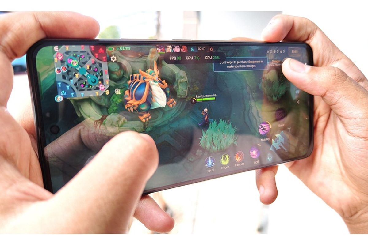 Pengujian realme 14 5G untuk bermain game.