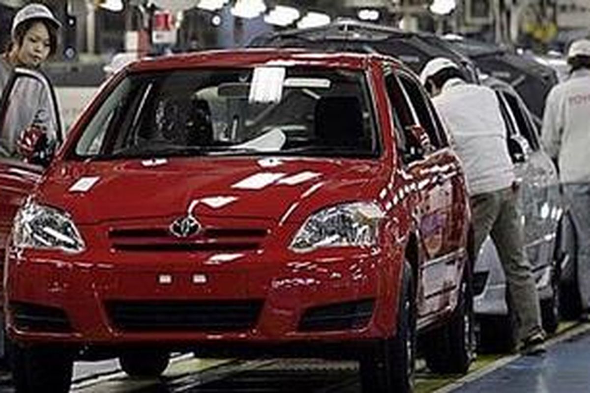 Pabrik Toyota terbaru di Jepang