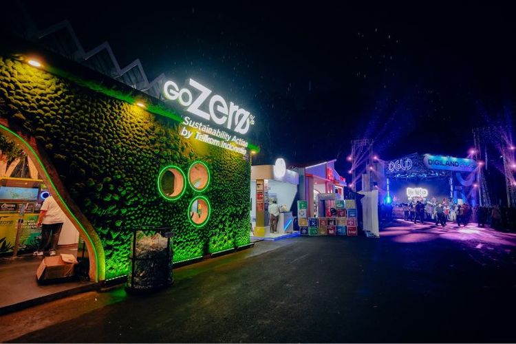 Booth GoZero% pada acara Digiland 2025.