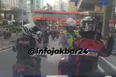 Pengendara yang Diberhentikan Polisi Saat Kawal Ambulans di Jaksel Kena Tilang