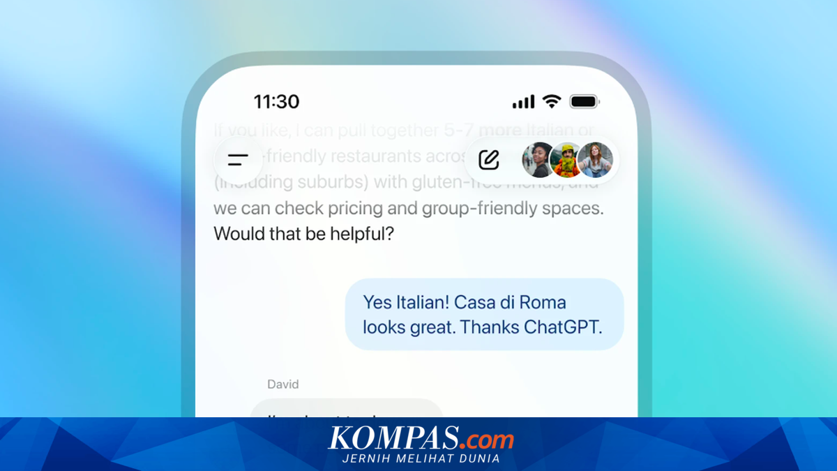 ChatGPT Uji Coba Fitur Grup Chat, Pengguna Bisa Prompt AI Bersama Teman