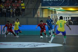 Hasil Timnas Futsal Indonesia Vs Brasil 0-3: Rufino Kunci Kemenangan Tim Samba