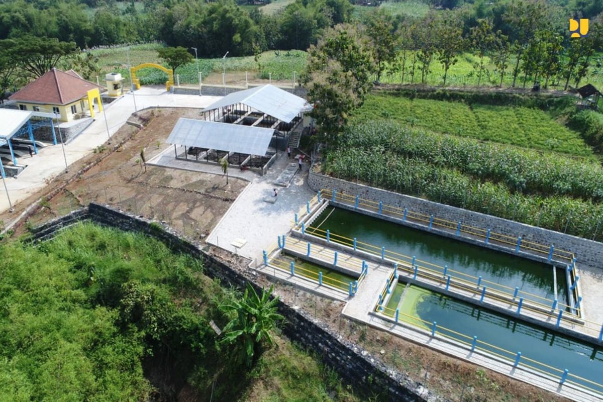 Ilustrasi Instalasi Pengolahan Lumpur Tinja (IPLT).