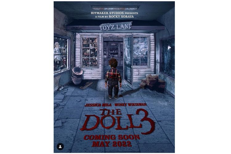 Film The Doll 3, produksi Hitmaker Studios, akan dirilis pada Mei 2022. Film horor ini menampilkan Jessica Mila dan Winky Wiryawan sebagai pemeran utama.