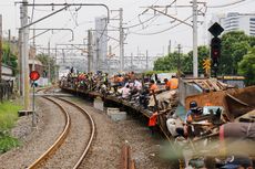 Sering Ditertibkan, Bangunan Liar di Pinggir Jalur Kereta Api Tetap 