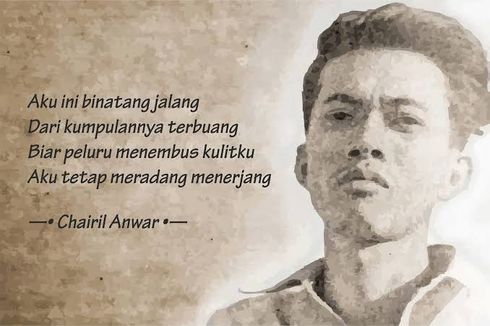 10 Puisi Karya Chairil Anwar yang Melegenda dan Bermakna