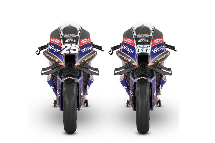 RNF Aprilia menjadi tim MotoGP terakhir melansir penampakan motor untuk bertarung musim ini.