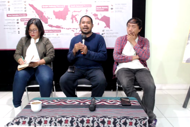 Konferensi pers Upaya Kriminalisasi oleh PT IHIP dan Polda Sulteng pada Warga Bungku Barat yang digelar secara hybrid di Jakarta, Jumat (28/6/2024). 