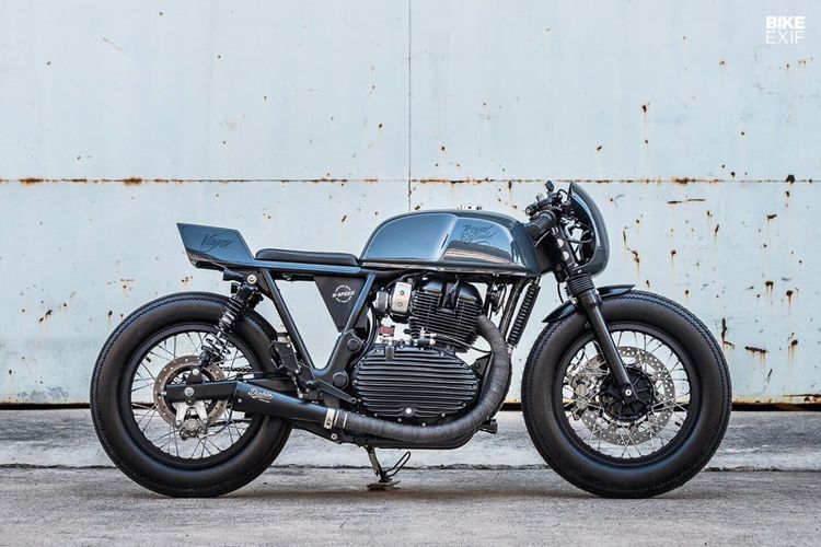 Royal Enfield Continental GT 650 bergaya cafe racer garapan K-Speed