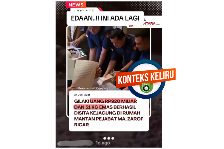 INFOGRAFIK: Temuan Emas 51 Kg dan Uang Rp 920 Miliar di Rumah Eks Pejabat MA Terjadi 2024