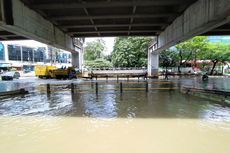 Underpass Taman Cibodas, Kota Tangerang, Dilanda Banjir Setinggi 80 Cm