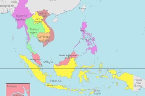 Letak Geografis dan Batas Wilayah ASEAN