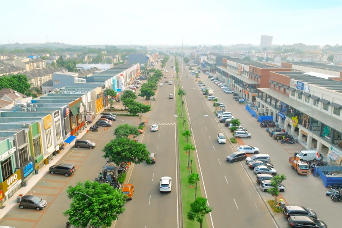 Area komersial Pasadena Square North di Gading Serpong
