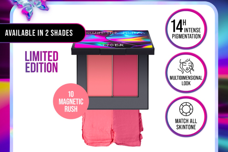 Make Over Powerstay Suede Blush, rekomendasi cream blush lokal