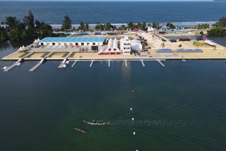 Venue Dayung untuk mendukung PON XX Papua.