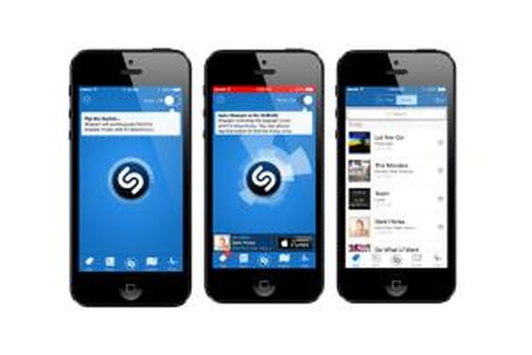 Aplikasi pendeteksi musik Shazam