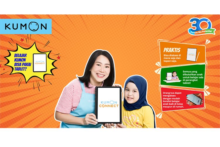 Belajar di mana pun dan kapan pun dengan KUMON CONNECT #Stayconnected