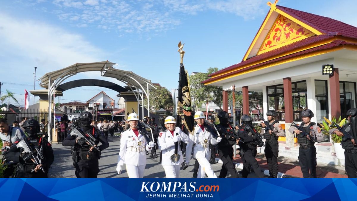 Bintang Lima dari Presiden Tiba di Bumi Lancang Kuning, Polda Riau Gelar Kirab Agung Nugraha Sakanti